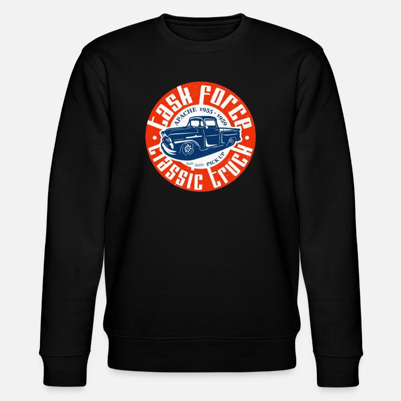Apache Classic Truck - Stanley/Stella Unisex Bio-Sweatshirt CHANGER  - Schwarz