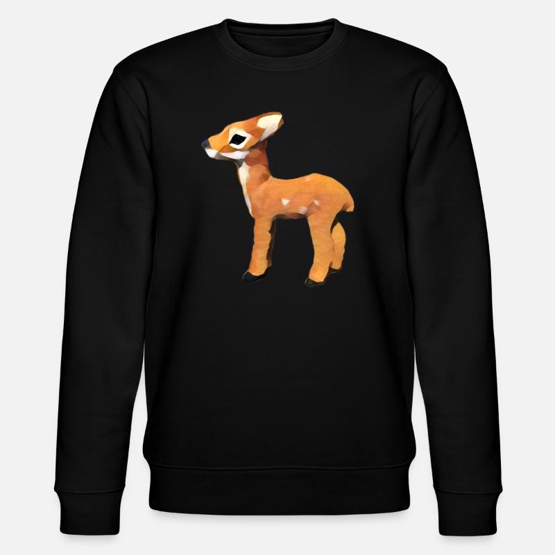 Rehkitz Design - Stanley/Stella Unisex Bio-Sweatshirt CHANGER  - Schwarz