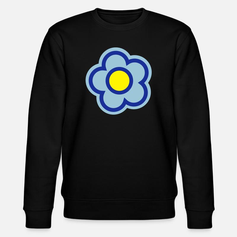 blume frühling sommer - Stanley/Stella Unisex Bio-Sweatshirt CHANGER  - Schwarz
