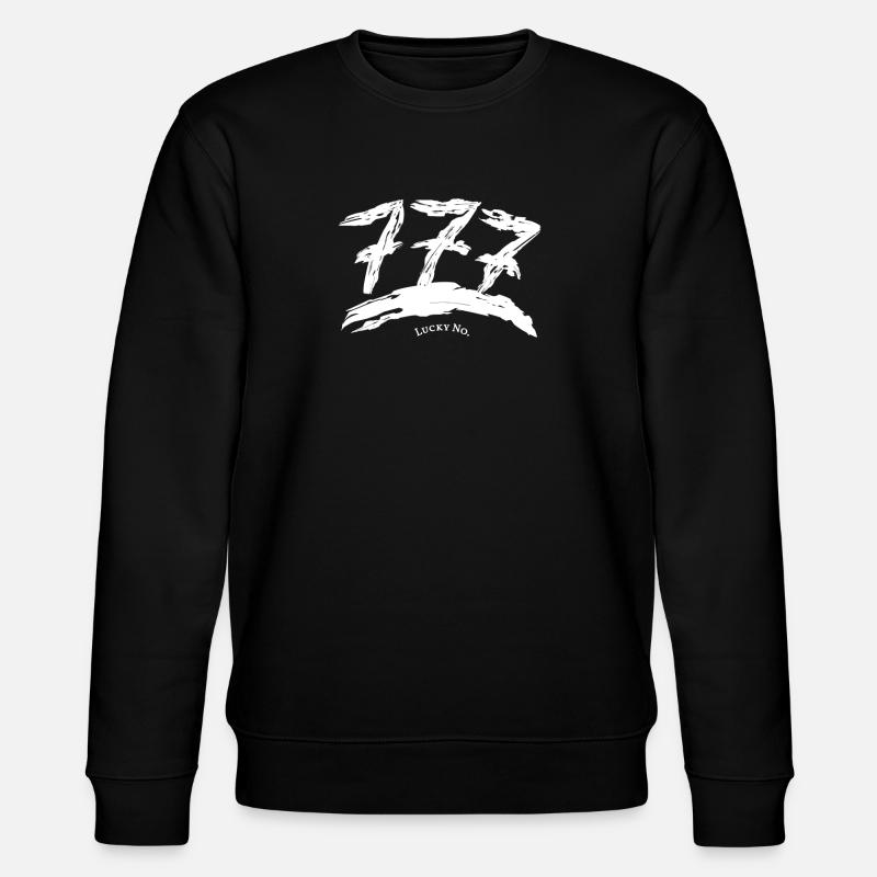 Numéro porte-bonheur 777 - Sweat bio CHANGER Stanley/Stella Unisexe - noir