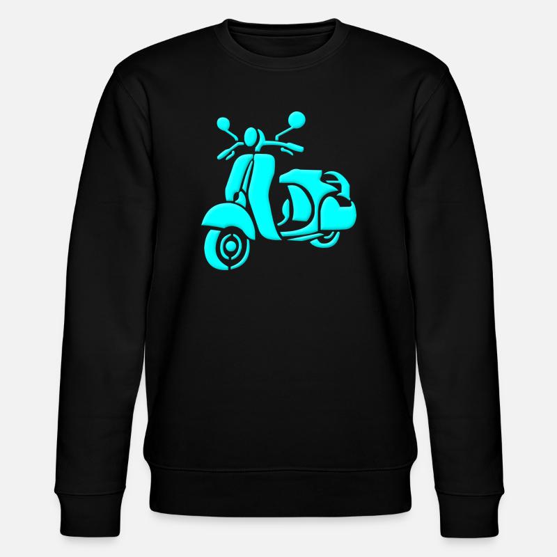 Retro Roller - Stanley/Stella Unisex Bio-Sweatshirt CHANGER  - Schwarz