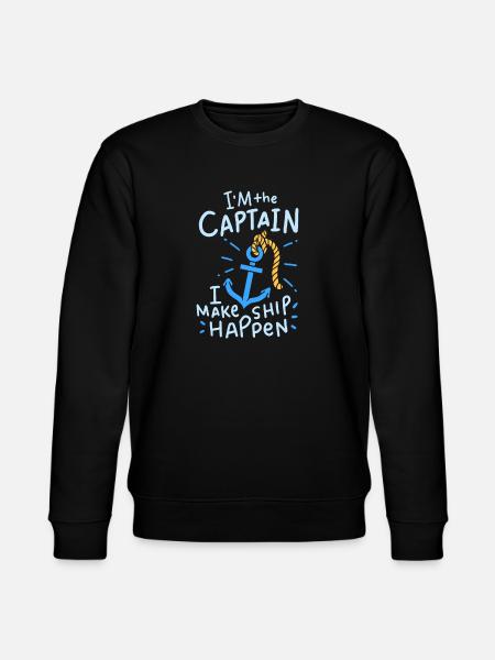 Boat Boating Boating - Stanley/Stella CHANGER Unisex Organic Sweatshirt - black