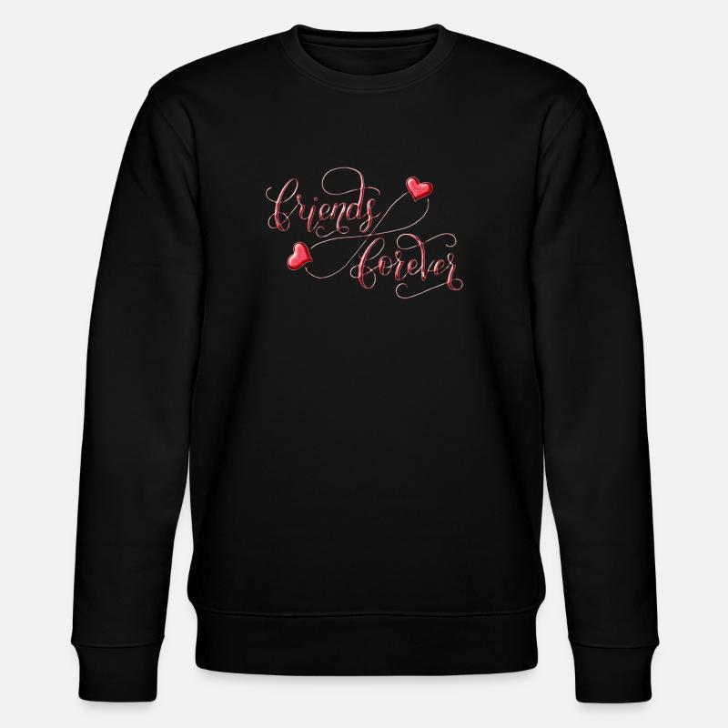 Friends Forever - Stanley/Stella Unisex Bio-Sweatshirt CHANGER - Schwarz