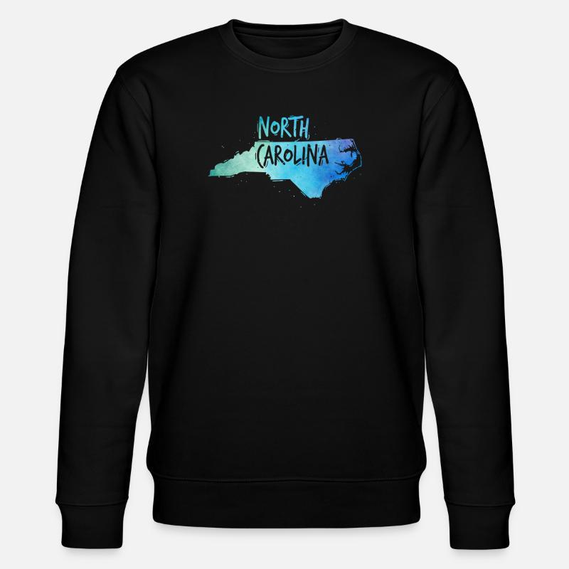 North Carolina - Stanley/Stella Unisex Bio-Sweatshirt CHANGER  - Schwarz