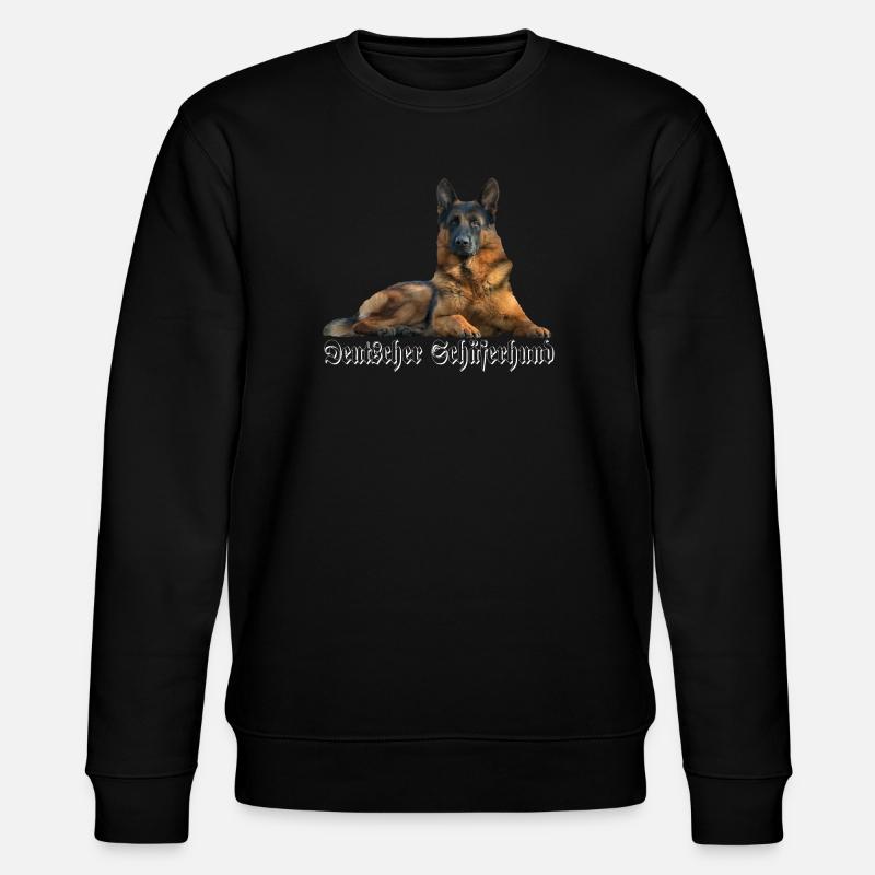 Deutscher Schäferhund,Schäferhund,Hundekopf,Hunde - Stanley/Stella Unisex Bio-Sweatshirt CHANGER - Schwarz