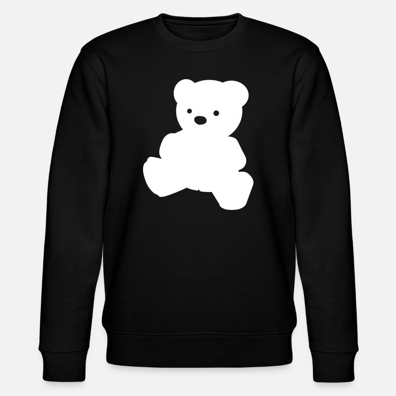 Ein einfacher Teddybär - Stanley/Stella Unisex Bio-Sweatshirt CHANGER - Schwarz