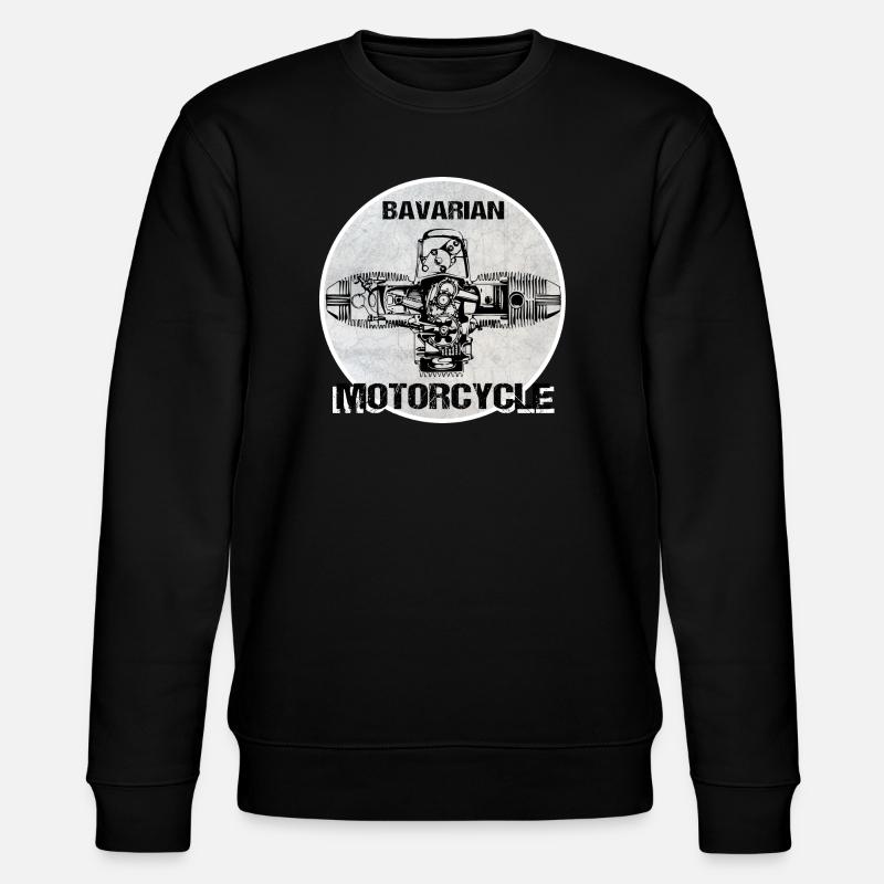 Bavarian Motorcycle boxer engine - Stanley/Stella CHANGER Unisex Organic Sweatshirt - black