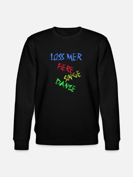 Tab mer fyr synger danze - Fejre Singing Dancing - Stanley/Stella økologisk unisex-sweatshirt CHANGER  - sort