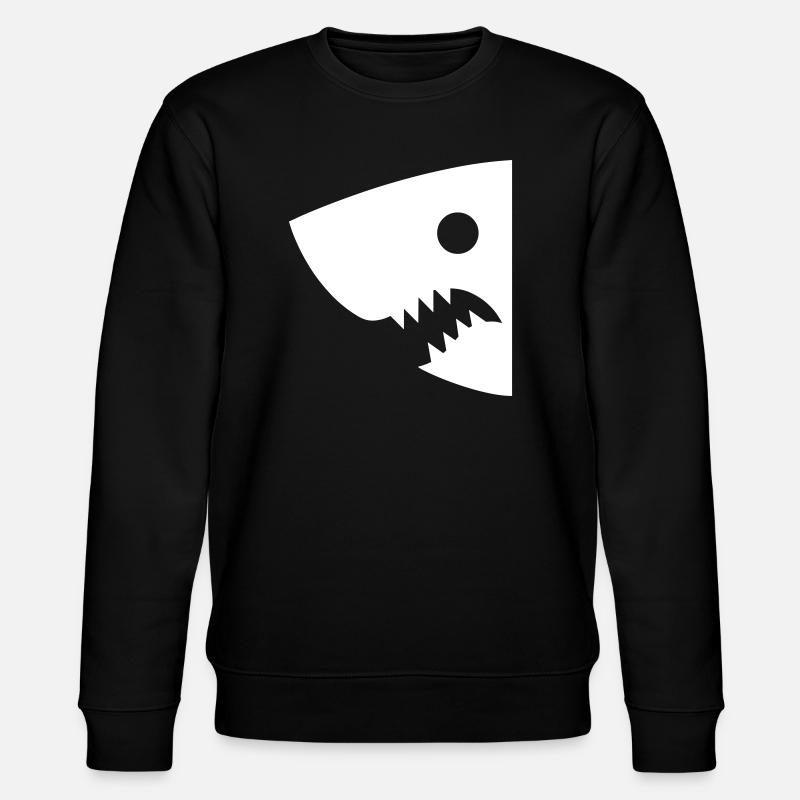 Tête de requin - Sweat bio CHANGER Stanley/Stella Unisexe - noir