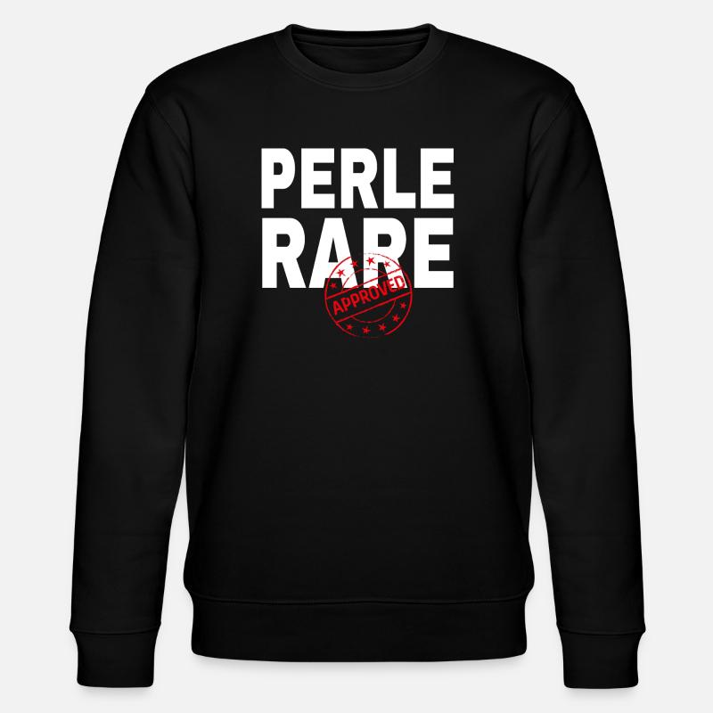 Perlenfunkeln DesignSelten - Stanley/Stella Unisex Bio-Sweatshirt CHANGER  - Schwarz