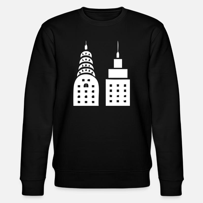 Skyscraper skyscraper skyscrapers - Stanley/Stella CHANGER Unisex Organic Sweatshirt - black