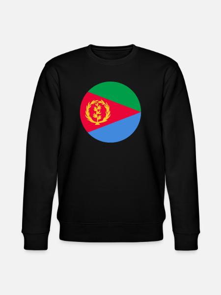 Eritrea Luftfahrt-Cockade-Militär-Emblem - Stanley/Stella Unisex Bio-Sweatshirt CHANGER - Schwarz