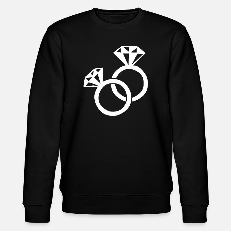 Les bagues en diamant - Sweat bio CHANGER Stanley/Stella Unisexe - noir
