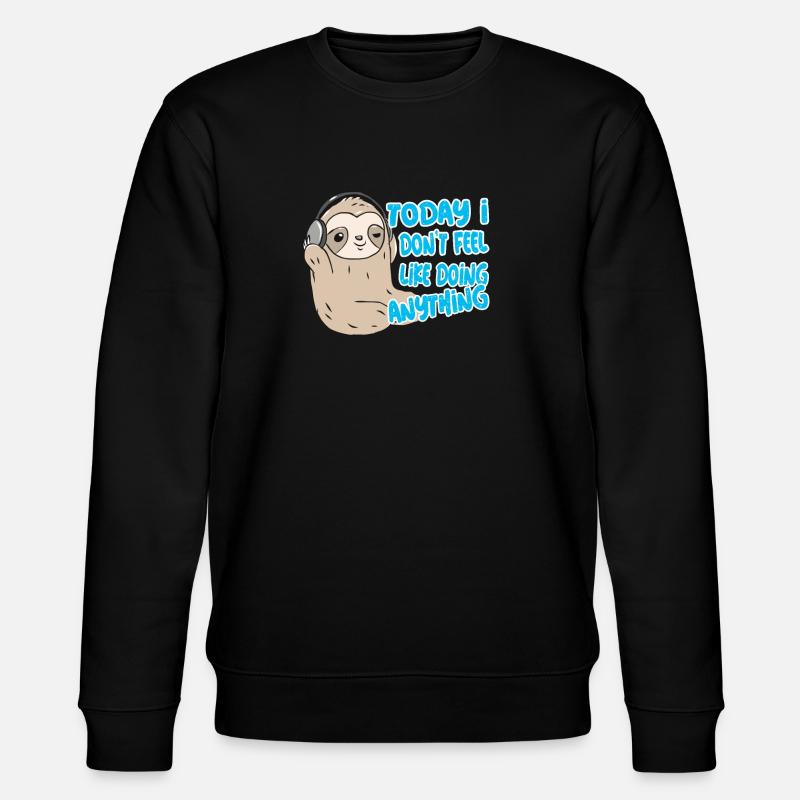 Cadeau paresseux - Sweat bio CHANGER Stanley/Stella Unisexe - noir