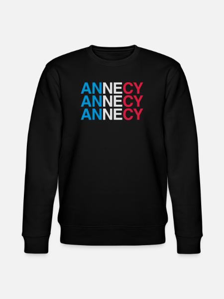 ANNECY Frankreich France Flag - Stanley/Stella CHANGER Unisex Organic Sweatshirt - black
