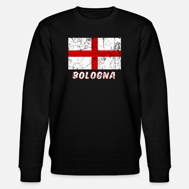 Drapeau Bologne Drapeau Fahne Drapeau drapeau - Sweat bio CHANGER Stanley/Stella Unisexe - noir
