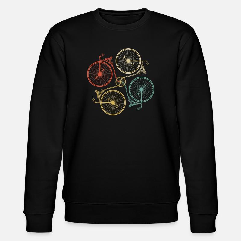 Dégradé de mosaïque de roue - Sweat bio CHANGER Stanley/Stella Unisexe - noir