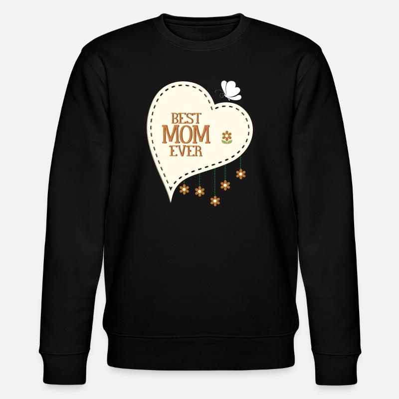 Beste Mutter aller Zeiten - Stanley/Stella Unisex Bio-Sweatshirt CHANGER  - Schwarz