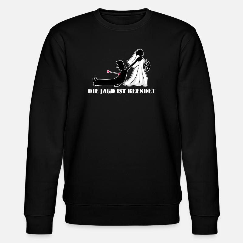 Junggesellinnenabschied Hochzeitsfeier Polterabend - Stanley/Stella Unisex Bio-Sweatshirt CHANGER  - Schwarz