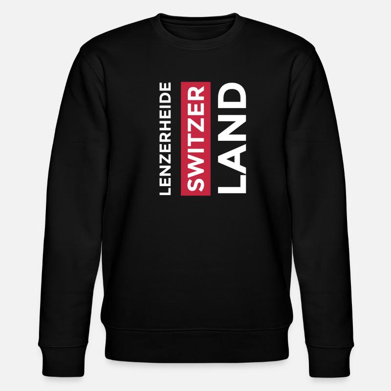 Lenzerheide Souvenir Graubünden Switzerland - Stanley/Stella CHANGER Unisex Organic Sweatshirt - black