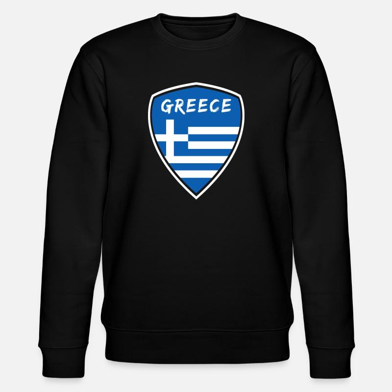 Grèce Armoiries / Cadeau Athènes Pirée - Sweat bio CHANGER Stanley/Stella Unisexe - noir