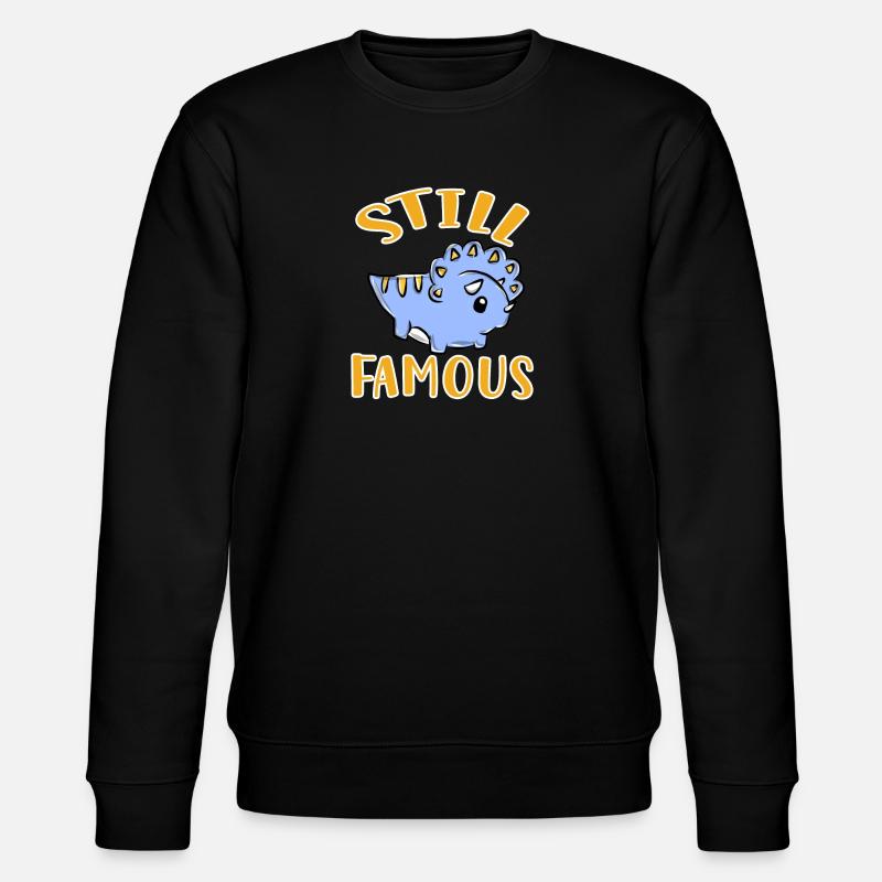 Triceratops - Stanley/Stella Unisex Bio-Sweatshirt CHANGER - Schwarz
