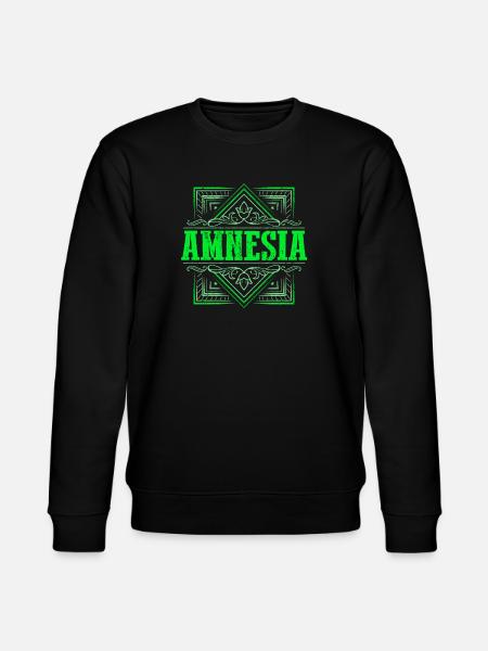 Amnesia Weed THC Kush CBD - Stanley/Stella Unisex Bio-Sweatshirt CHANGER - Schwarz