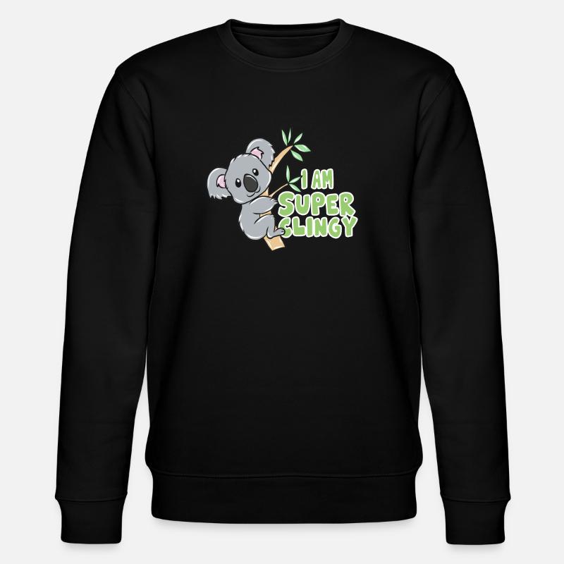 Koala bear - Stanley/Stella CHANGER Unisex Organic Sweatshirt - black