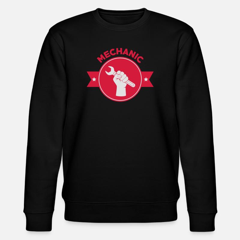 Mechanic ! - Stanley/Stella Unisex Bio-Sweatshirt CHANGER  - Schwarz