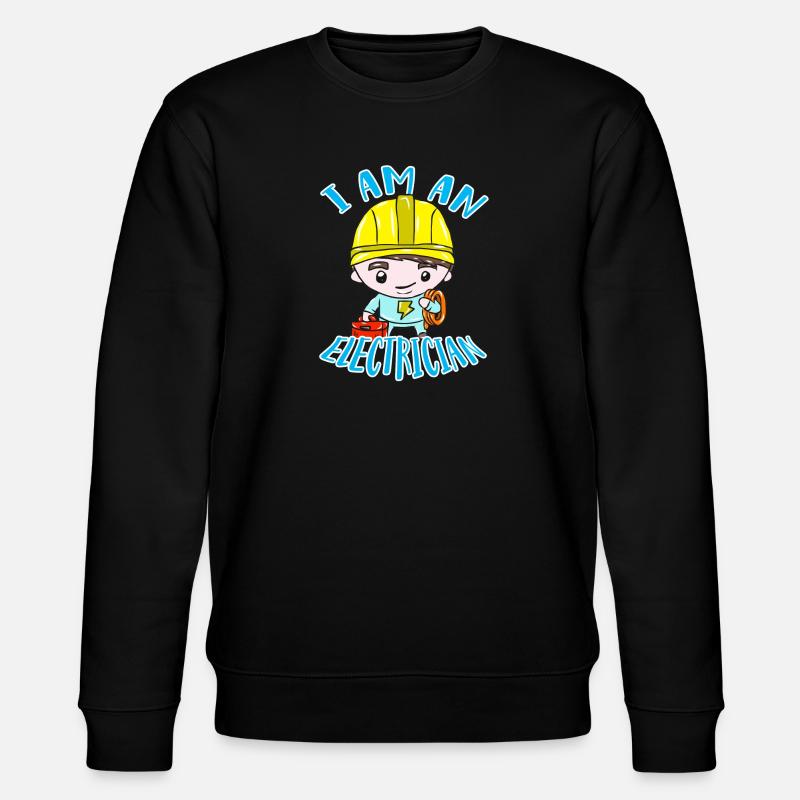 Elektriker - Stanley/Stella Unisex Bio-Sweatshirt CHANGER  - Schwarz
