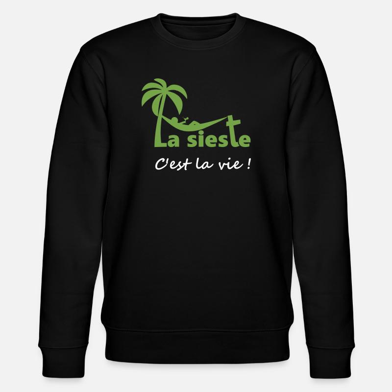 La sieste - Sweat bio CHANGER Stanley/Stella Unisexe - noir