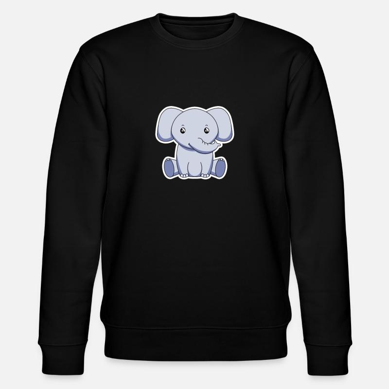 éléphant - Sweat bio CHANGER Stanley/Stella Unisexe - noir