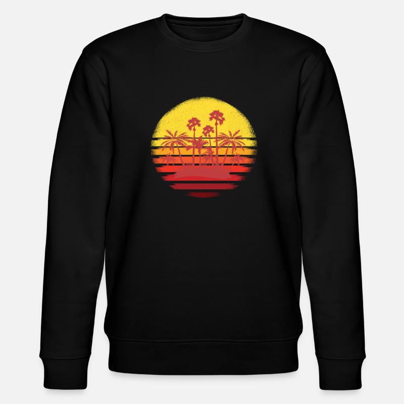 Coucher de soleil romantique - Sweat bio CHANGER Stanley/Stella Unisexe - noir