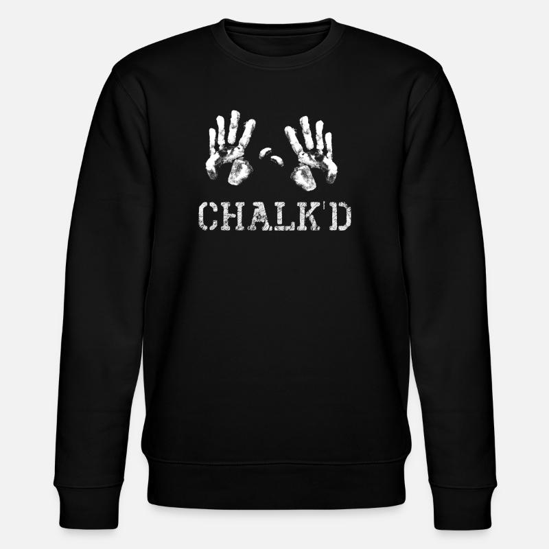 Craie, escalade, rocher, alpinisme, dire, drôle - Sweat bio CHANGER Stanley/Stella Unisexe - noir