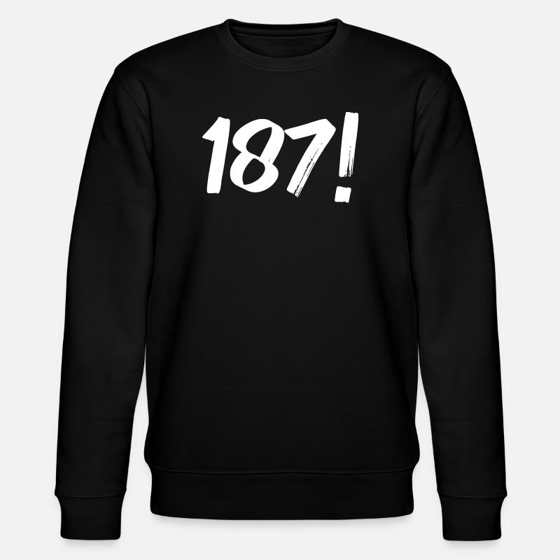 Numbers One Eight Seven - Stanley/Stella CHANGER Unisex Organic Sweatshirt - black