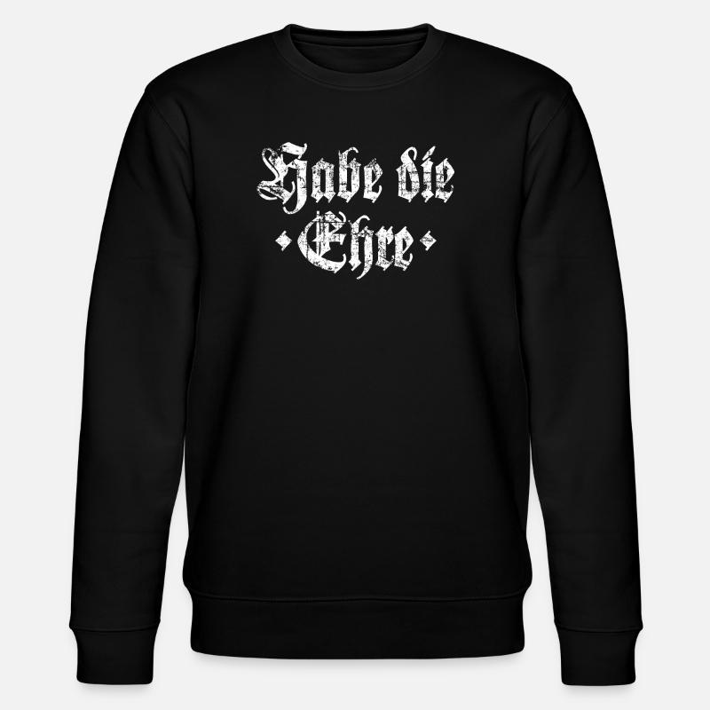 Habe die Ehre - Stanley/Stella Unisex Bio-Sweatshirt CHANGER  - Schwarz