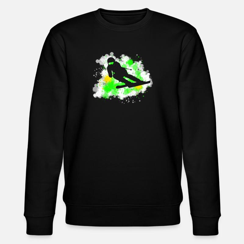 Ski - Sweat bio CHANGER Stanley/Stella Unisexe - noir