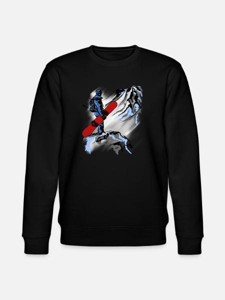 snowboarding - Sweat bio CHANGER Stanley/Stella Unisexe - noir