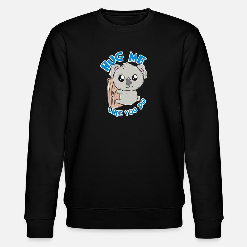 Koala - Stanley/Stella Unisex Bio-Sweatshirt CHANGER  - Schwarz