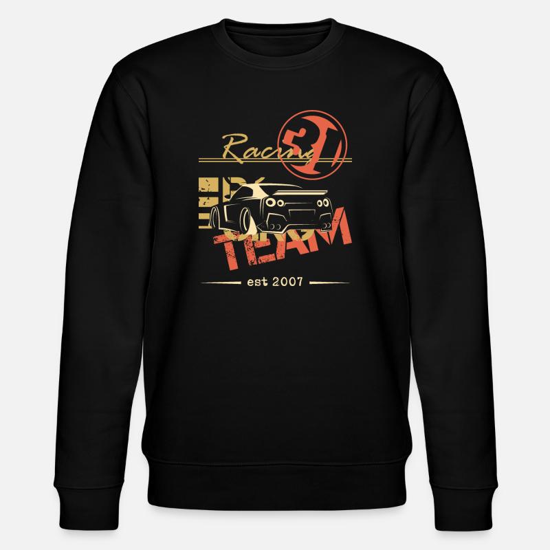 team racing gtr auto geschenkidee - Stanley/Stella Unisex Bio-Sweatshirt CHANGER - Schwarz