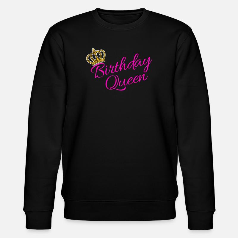 Birthday Queen Partnerlook Statement Cool - Sweat bio CHANGER Stanley/Stella Unisexe - noir