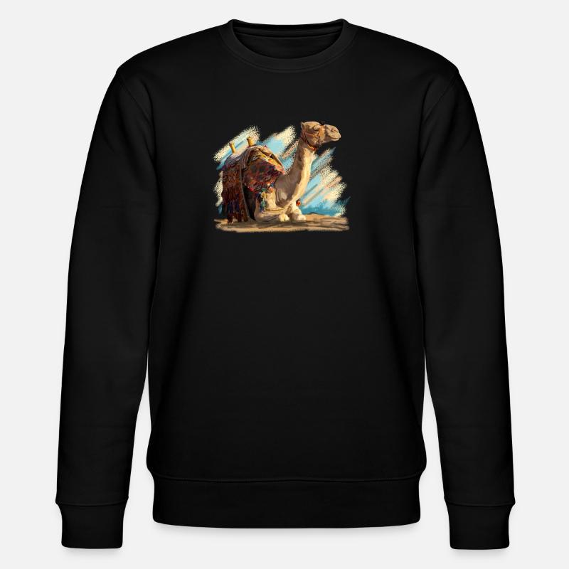 kamel - Stanley/Stella Unisex Bio-Sweatshirt CHANGER  - Schwarz