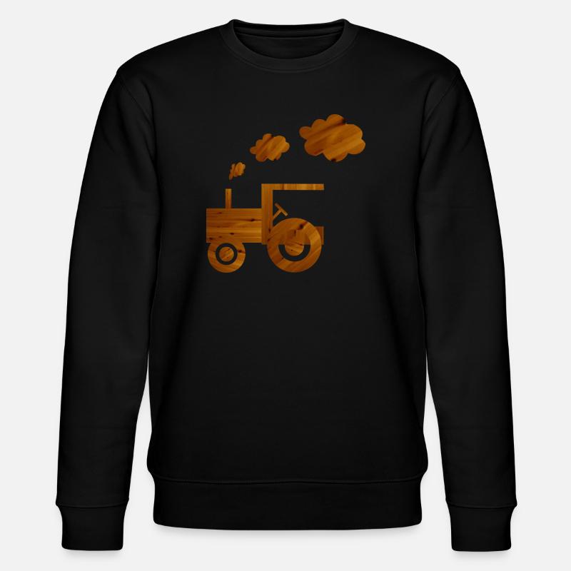 tractor - Stanley/Stella CHANGER Unisex Organic Sweatshirt - black