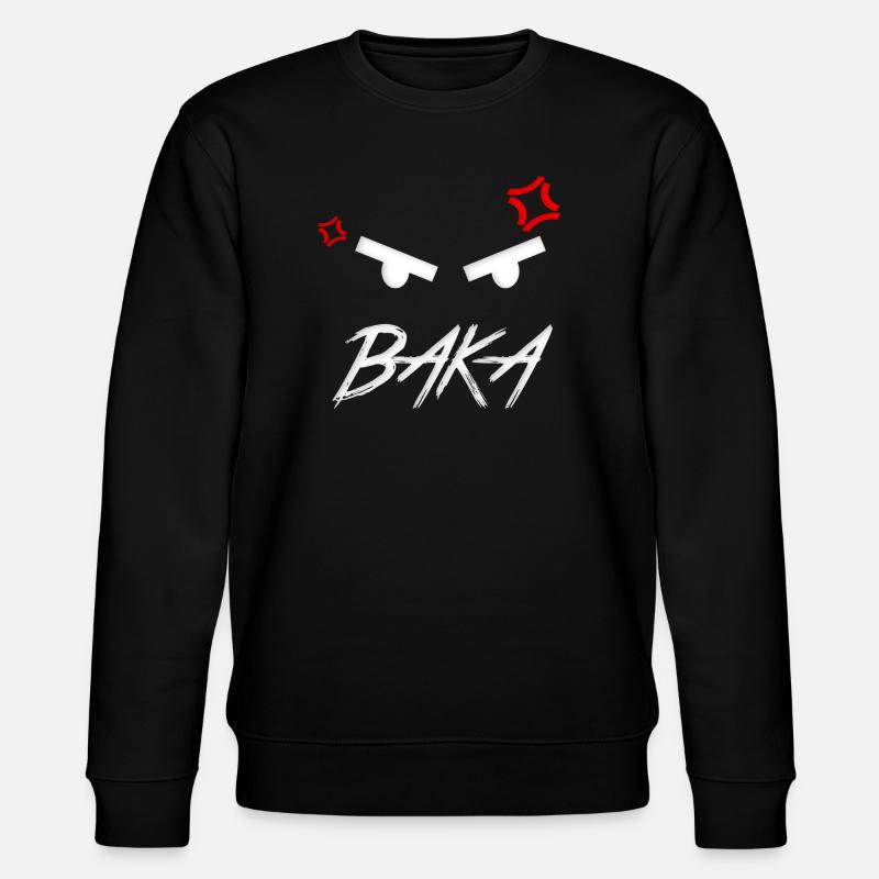 Baka Anime Expression - Stanley/Stella CHANGER Unisex Organic Sweatshirt - black
