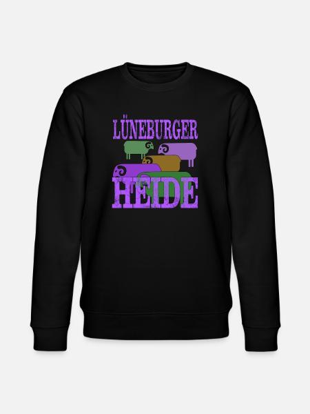 Lüneburger Heide Motiv - Stanley/Stella Unisex Bio-Sweatshirt CHANGER - Schwarz