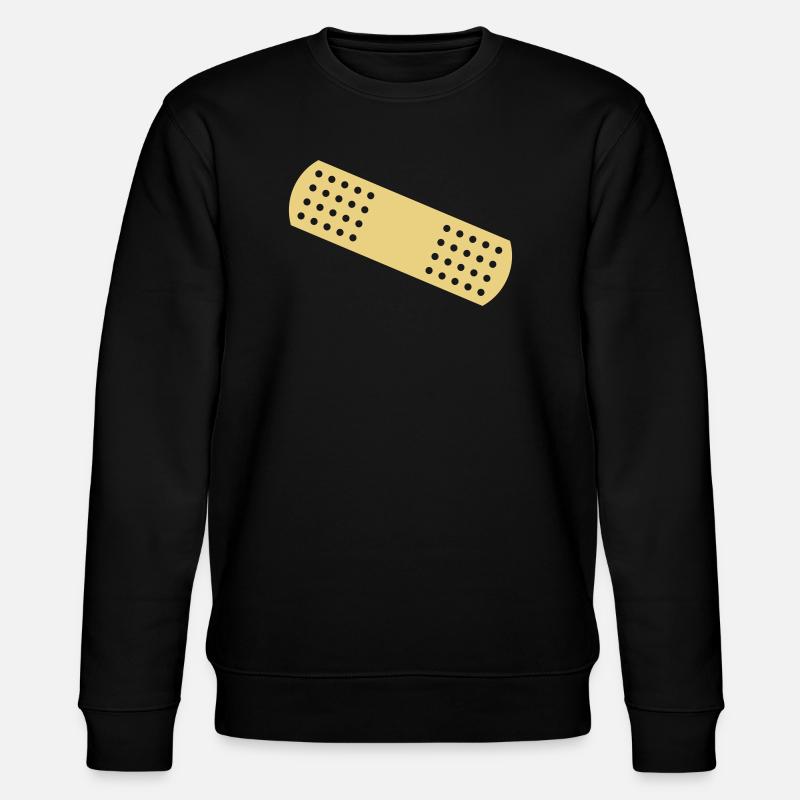 Heftpflaster - Stanley/Stella Unisex Bio-Sweatshirt CHANGER  - Schwarz