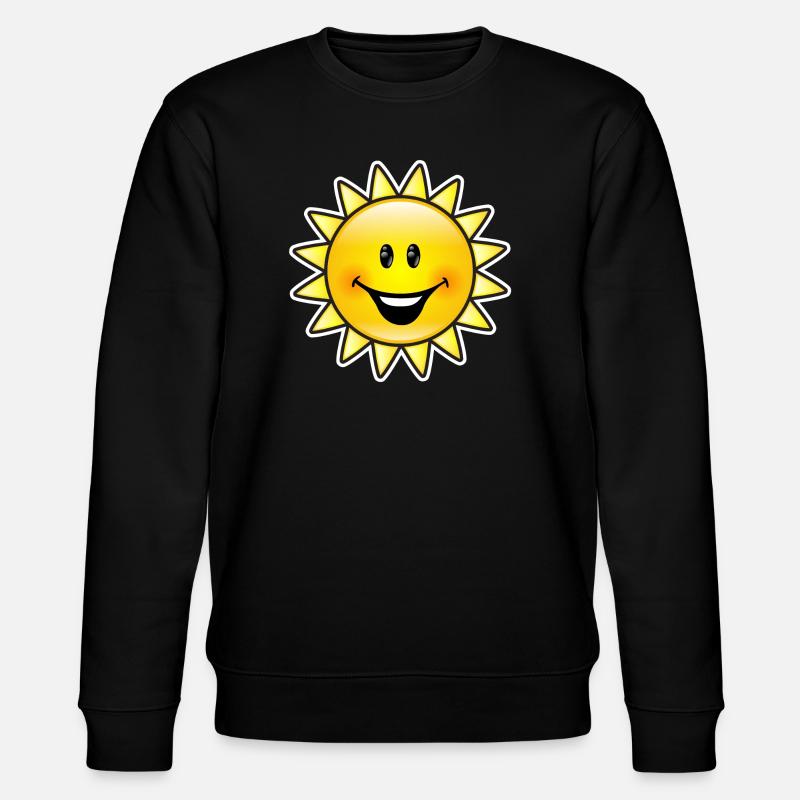 Die Sonne lacht! - Stanley/Stella Unisex Bio-Sweatshirt CHANGER - Schwarz