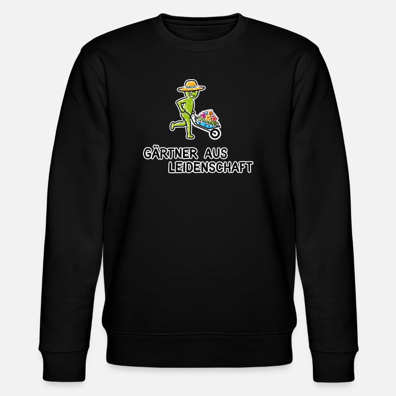 Gärtner aus Leidenschaft - Stanley/Stella Unisex Bio-Sweatshirt CHANGER  - Schwarz