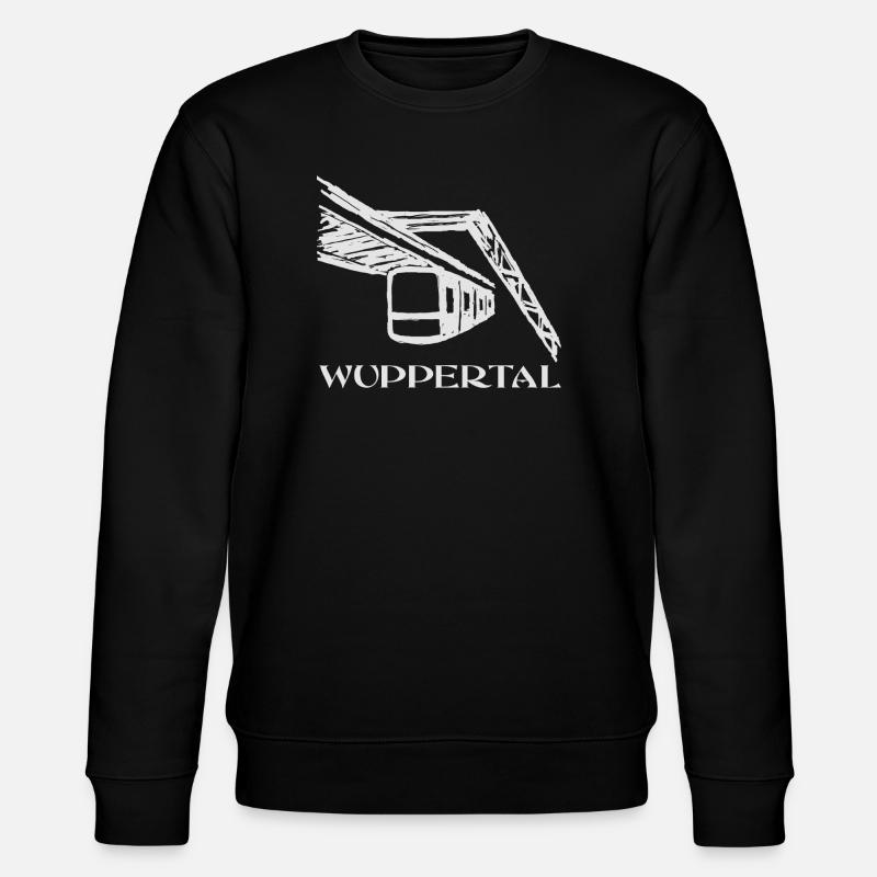 Schwebebahn - Stanley/Stella Unisex Bio-Sweatshirt CHANGER  - Schwarz