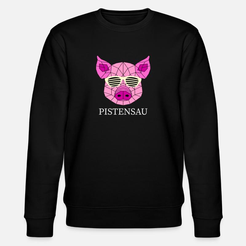 PISTENSAU - Stanley/Stella Unisex Bio-Sweatshirt CHANGER  - Schwarz
